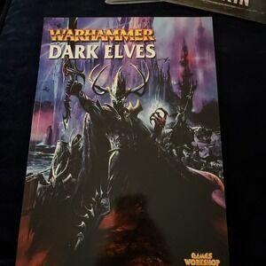 Warhammer Dark Elves Paperback Games Workshop Fantasy Battle Army Book